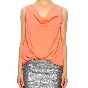 Worthington Coral Drape Neck Sleeveless Camisole Shell Top